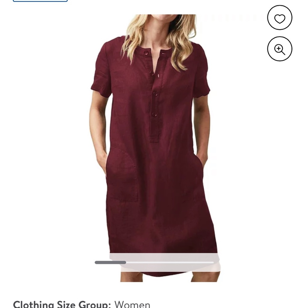 Celmia Women’s Wine Red Short Sleeve TShirt Dress Walmart New in bag